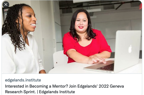 tdnetCH's tweet image. Increasing digitalization of security in cities – @EdgelandsInst and burning issue for society! Who would like to get involved in Geneva? The research-sprint format is also an exciting challenge within the framework of #tdprojects
Call: tinyurl.com/266vt6p6