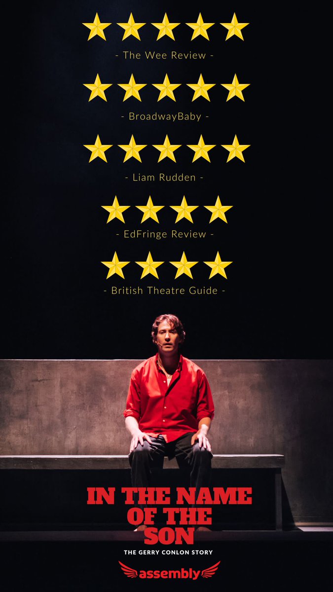 The final week! #ITNOTS 'In the name of the son' <a href="/GreenShootNI/">Green Shoot Productions</a> <a href="/AssemblyFest/">Assembly Festival</a> 1:10pm George sq studio 3. Bringing it home x