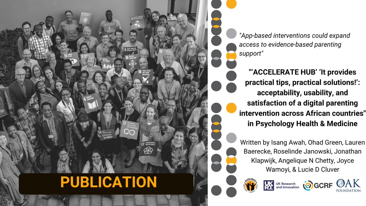accelerate_hub's tweet photo. What are users saying about the relevance, acceptability, satisfaction, and usability of ParentApp for Teens across contexts in Africa, read more here: https://t.co/fRd3NnG1Td
#parenting #parentapps #teens https://t.co/iXr4DKGZT8