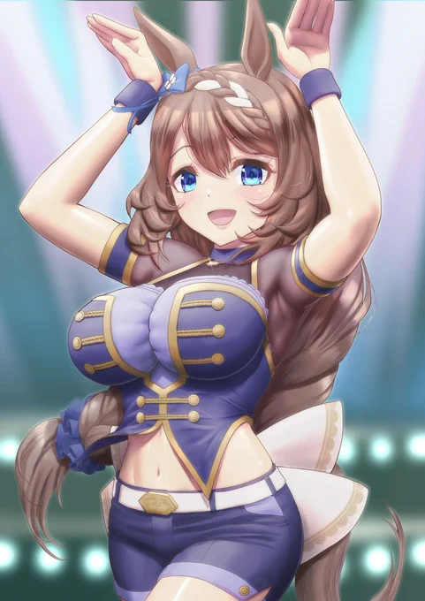 いいこいいこ #夏休みはスーパークリークのイラストが増えるらしい 