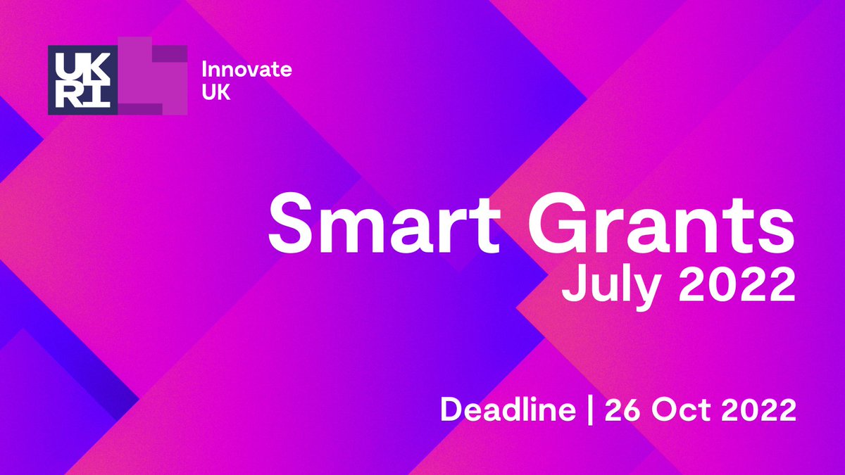Innovate UK (@innovateuk) on Twitter photo The <a href="/innovateuk/">Innovate UK</a> #SmartGrants application format has been recently updated, so please read the guidance carefully to understand any changes.
#InnovateUKSmart deadline: 26 Oct
ow.ly/tmIA50KlNO3
Why not check out the @KTNUK good application guide?
ow.ly/hycV50KlNO6 The <a href="/innovateuk/">Innovate UK</a> #SmartGrants application format has been recently updated, so please read the guidance carefully to understand any changes.
#InnovateUKSmart deadline: 26 Oct
ow.ly/tmIA50KlNO3
Why not check out the @KTNUK good application guide?
ow.ly/hycV50KlNO6