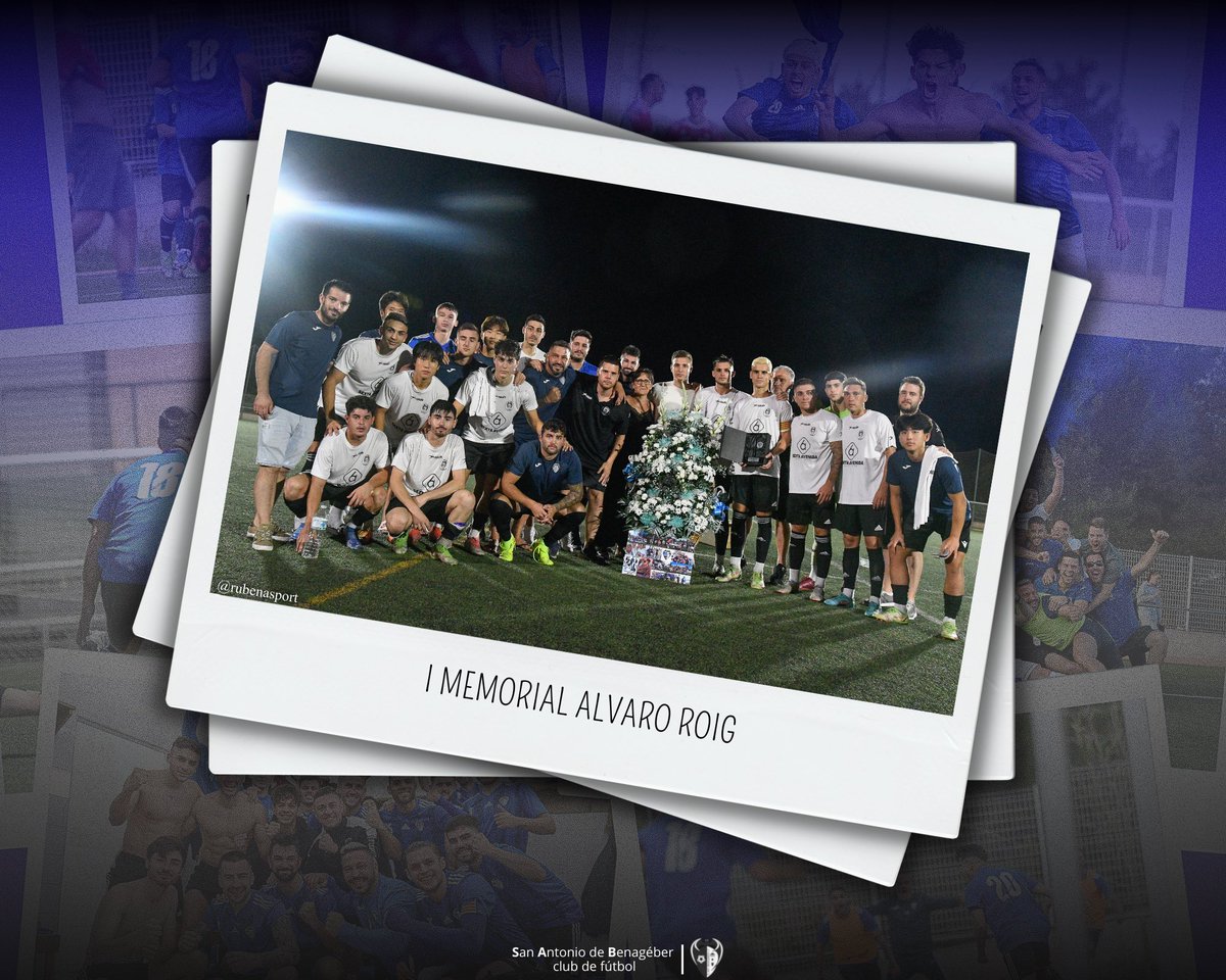 SABCF1984's tweet photo. Aquí tenéis una mini galería del Triangular I Memorial Álvaro Roig 🖤💙 👼🏼

📷 Fotos de: @RubensPhoto 🔝🙌🏻

🤝🏼 Sponsors 
@tallerdelatapa 
@sextaavenida 

#SAB #VAMOSSAB #unpueblounailusion #SomDePreferent #SanAntonioDeBenageberCF #SABpreferente https://t.co/5dRp35N7Df