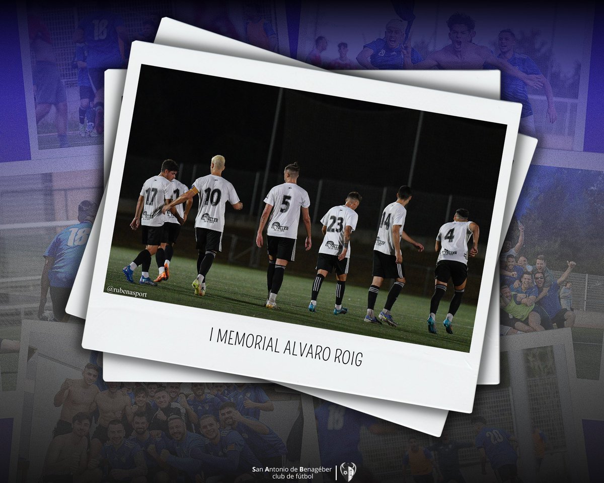 SABCF1984's tweet photo. Aquí tenéis una mini galería del Triangular I Memorial Álvaro Roig 🖤💙 👼🏼

📷 Fotos de: @RubensPhoto 🔝🙌🏻

🤝🏼 Sponsors 
@tallerdelatapa 
@sextaavenida 

#SAB #VAMOSSAB #unpueblounailusion #SomDePreferent #SanAntonioDeBenageberCF #SABpreferente https://t.co/5dRp35N7Df
