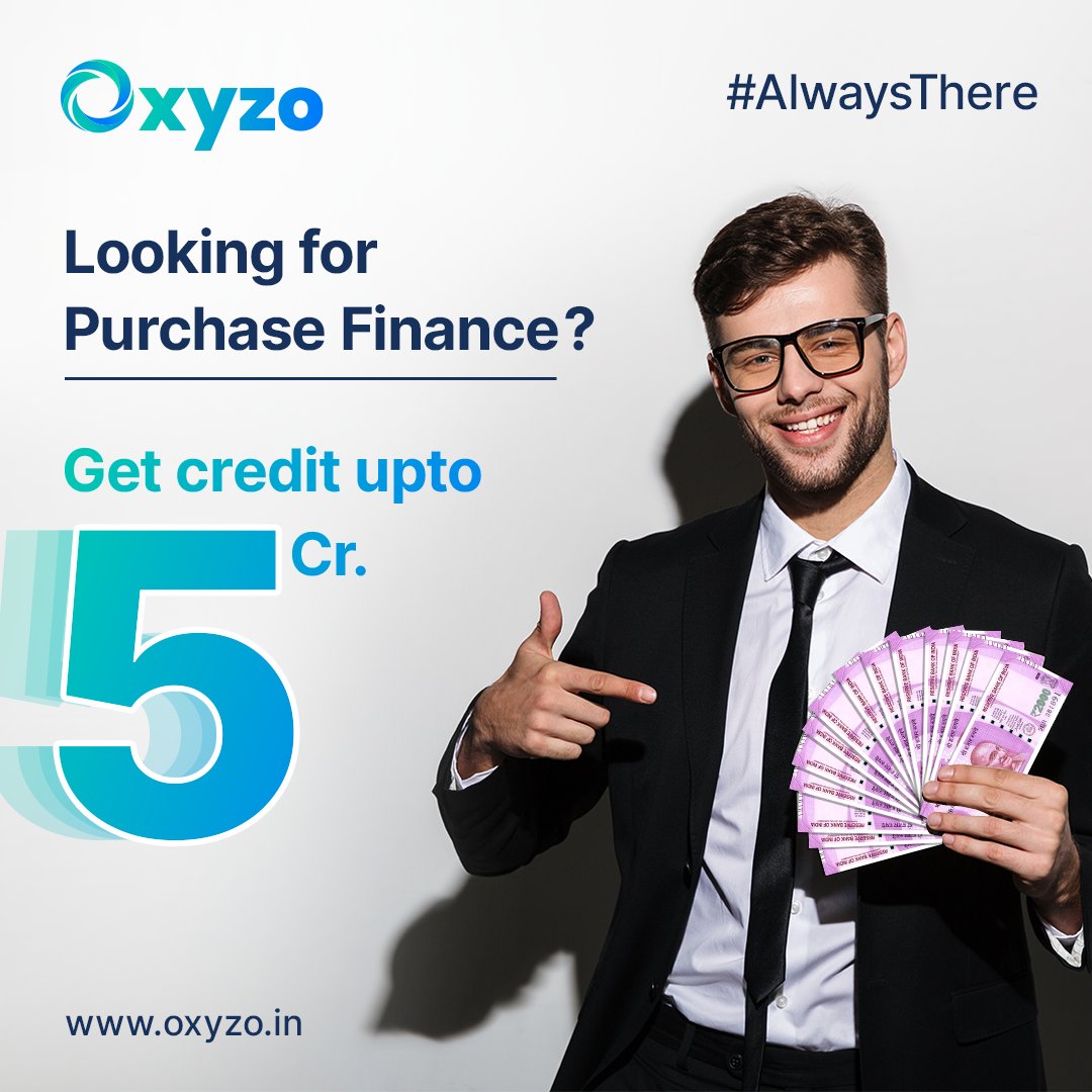 OxyzoFinancial's tweet photo. Avail Purchase financing solutions and fulfill your working capital needs.

Click on the link in the first comment to apply for credit.

#oxyzo #purchasefinancing #financingsolutions #credit https://t.co/2Hhp9iCFw5