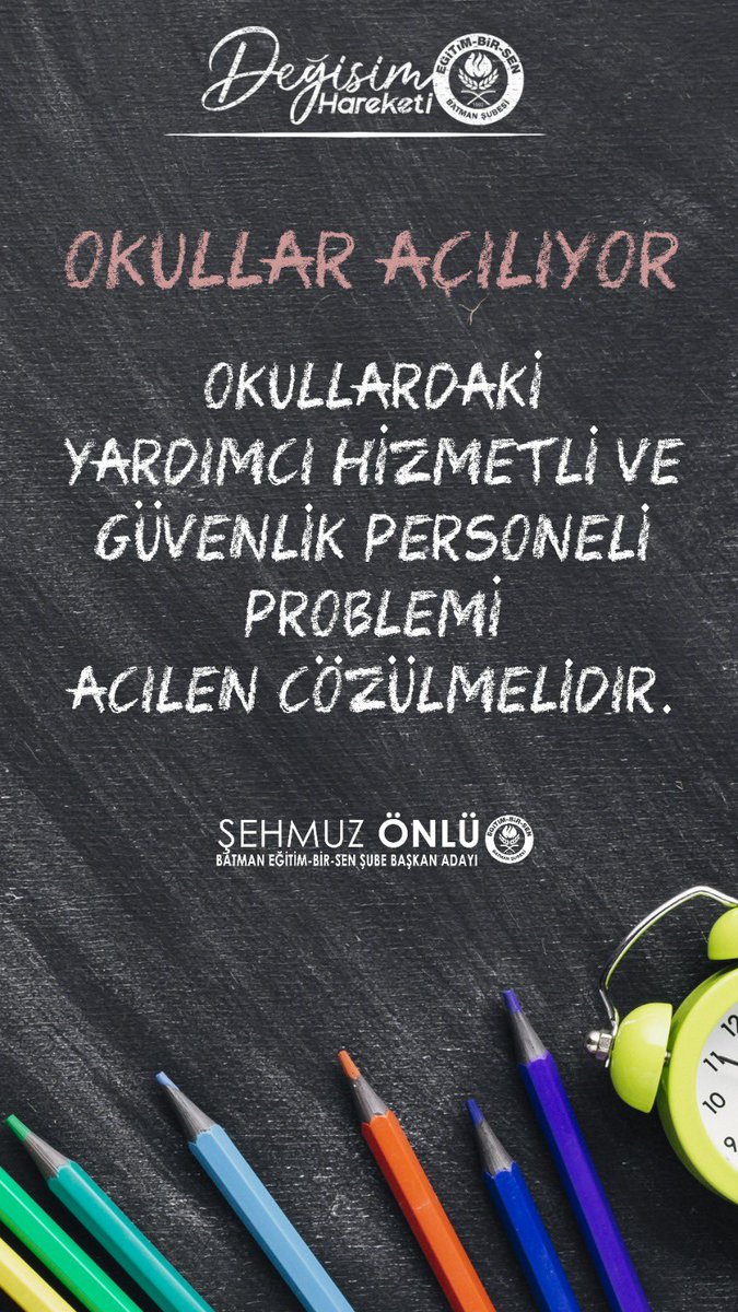 sehmuz_onlu's tweet photo. Milli Eğitim Bakanlığının ilköğretim kurumlarını bütçeli sisteme geçirmesi yerinde bir karar olmuştur. Ancak en önemli sorun temizlik elemanı ve güvenlik personeli yetersizliğidir. Eğitimler  başlanmadan çözülmesi gereken en elzem konudur. 
Bu konuda ivedilikle adım atılmalıdır. https://t.co/YjJxjoLoDR