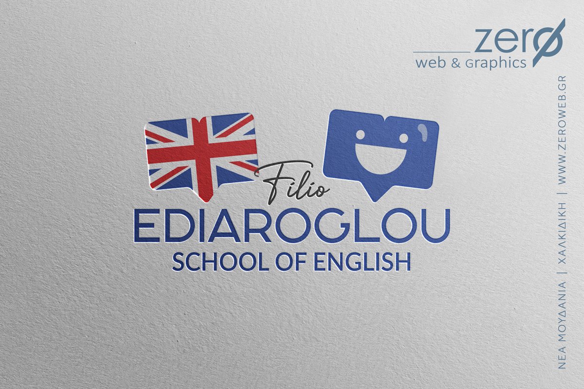 ZeroWebGr's tweet image. Σχεδίαση λογοτύπου για το Φροντιστήριο  Αγγλικών "Εδιάρογλου Φιλιώ" στα Σήμαντρα Χαλκιδικής.
----------
🔍 zeroweb.gr
☎️ +30 23730 65874
📌Νέα Μουδανιά Χαλκιδικής
#graphicDesign #logo #halkidiki #zeroweb 🇬🇷