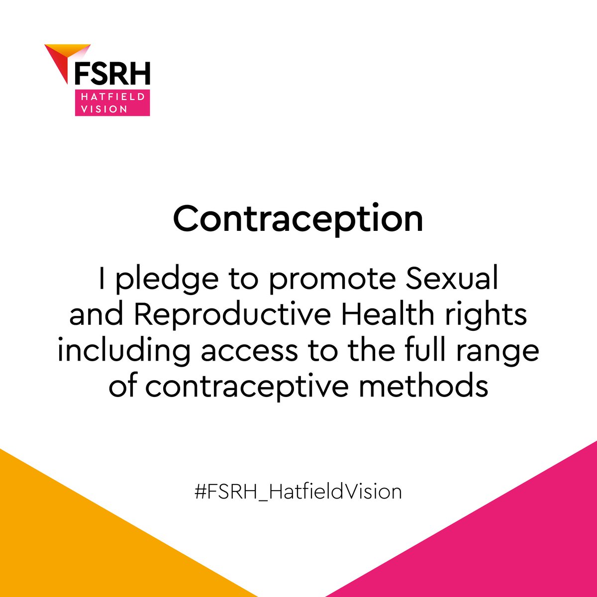 By 2030, reproductive health inequalities will have significantly improved for all women and girls, enabling them to live well and pursue their ambitions.
Here at SHiP we advocate for improved access to reproductive healthcare for all people with a cervix.
#FSRH_HatfieldVision