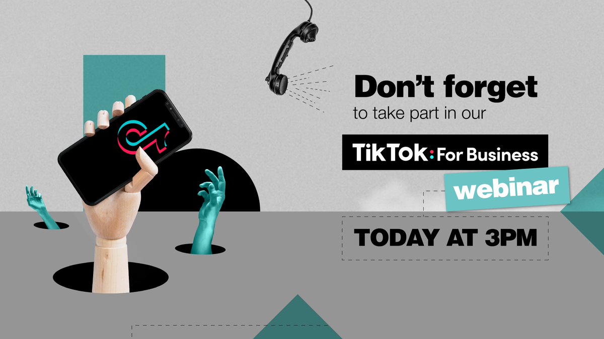 HelloYesSA's tweet photo. Join the #HelloYes TikTok for Business Webinar today at 3pm, where we give you a step-by-step guide on tapping into over 1 billion active users.
Say #Hello and learn why TikTok needs to be your brand’s next #Yes.
Click here join: https://t.co/PQVs4hdVvg https://t.co/r7X15UGCTV