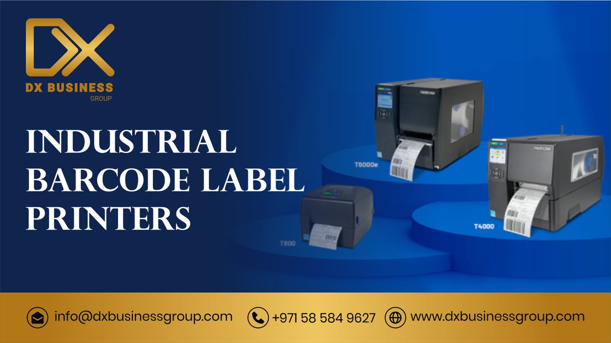 business_dx's tweet photo. Industrial class Barcode Label Printers are designed for high volume and demanding print applications.

 https://t.co/sx1K7i2TDc

#barcodelabelprinter #printer #devices   #Dxbusinessgroup #Dubai https://t.co/FndzHSrZed