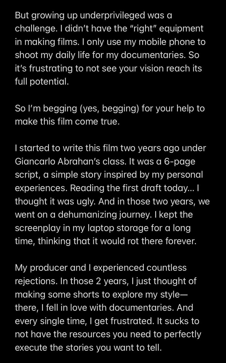 jttrinidad_'s tweet photo. hello 👋 we’re finally making the film that made me realize that i’m trans… it was difficult to share this big transition with everyone but people around me and this project helped me a lot.

please help us spread the story of Baby. 

retweets would go a long way! ✨ https://t.co/TRQAPJDRcX