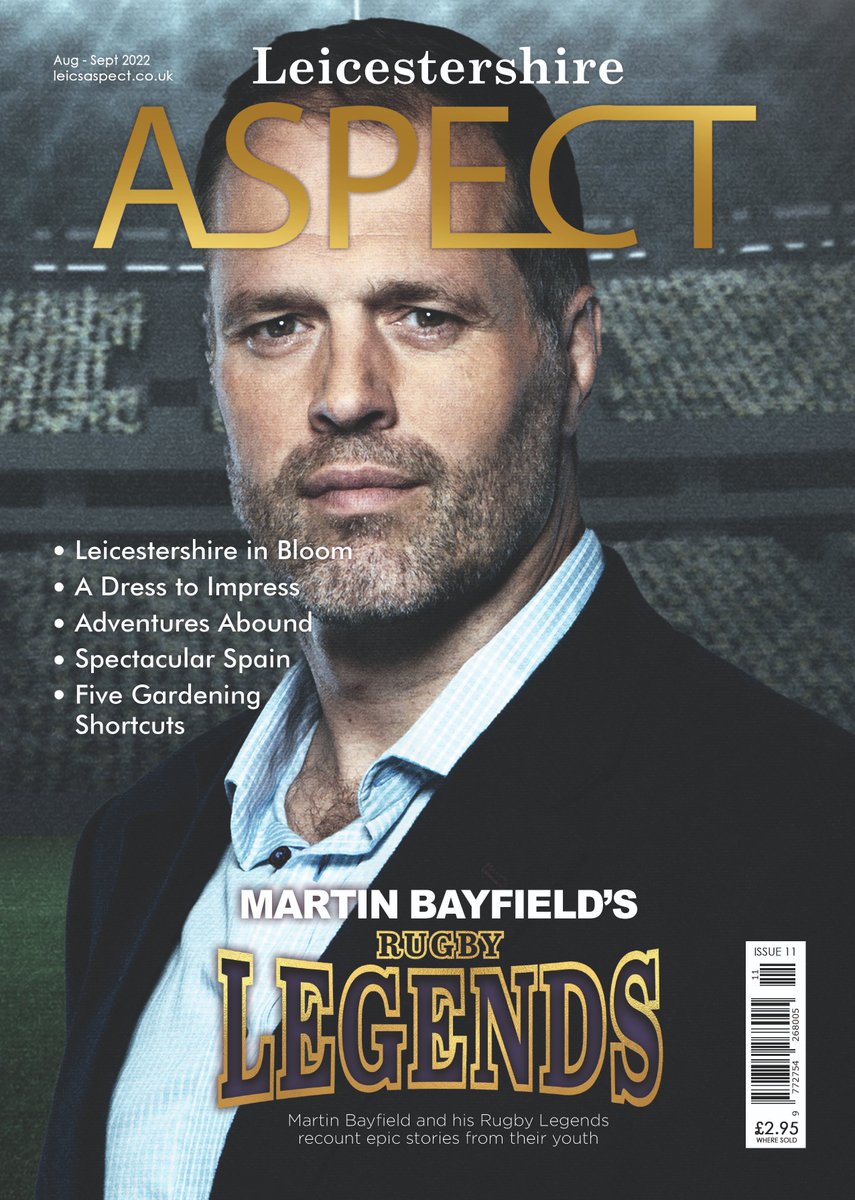 leicsaspect's tweet photo. Our new issue is out today! You know what to do 😍 #leicsaspect #issue11 #leicester #lifestyle #magazine #martinbayfield #rugbylegends https://t.co/vBowFKrSSI