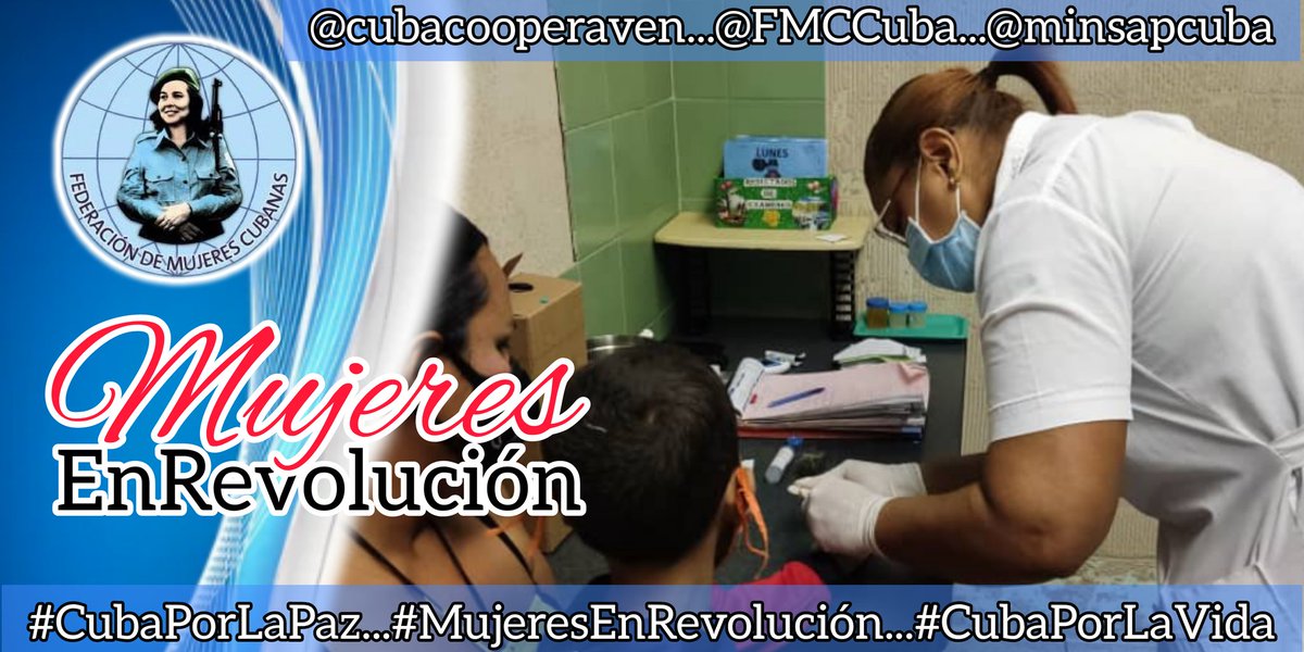 Las colaboradoras en Venezuela ejemplo de altruismo y solidaridad. 

#MujeresEnRevolución #CubaPorLaPaz #CubaPorLaVida
<a href="/cubacooperaven/">Brigada Médica Cubana en Venezuela</a> <a href="/cubacooperaZul/">Misión Médica Estado Zulia</a> <a href="/MINSAPCuba/">Ministerio de Salud Pública de Cuba</a> <a href="/FmcCuba/">FMC Provincia Santiago De Cuba</a>