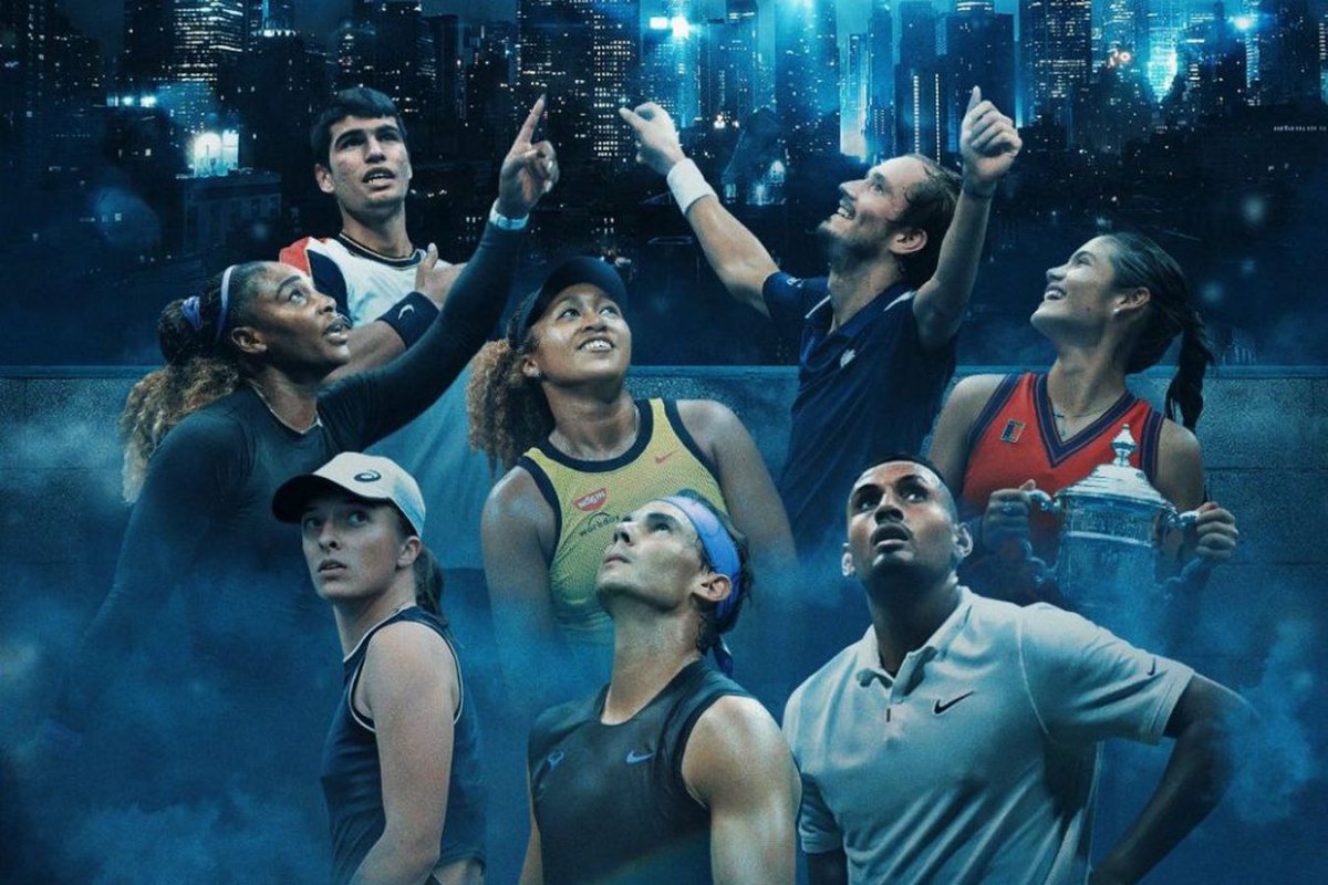 ryo_HASE321's tweet photo. Пресс-служба US Open представила постер турнира https://t.co/9zCzEuIkzQ