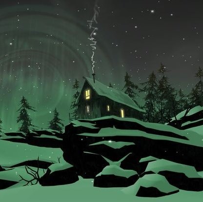 arabicaxc's tweet photo. [#newmas #ньюмас; setting: #thelongdark]

[ну а ты
своими стеклянными
создаешь из бумаги птиц
но они не взлетают, а стаями, как снежинки
падают
вниз.]
(моя часть — влюбился) https://t.co/ckeY8pG7Fu