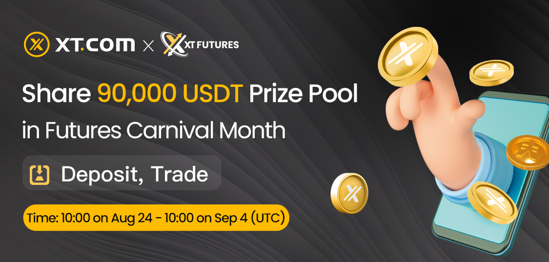 XT Futures Carnival Month Rolling Out, Join and Share 90,000 USDT Rewards!🔥🏆😎

✅Fill in: forms.gle/kKFHXzMbUzjiqB…
⏰06:00 10:00 on Aug 24 - 10:00 on Sep 4(UTC)
📣Telegram: t.me/XT_Futures

👉Details: xtsupport.zendesk.com/hc/en-us/artic…
#XT_Futures #Crypto #Giveaway #Airdrop #XT