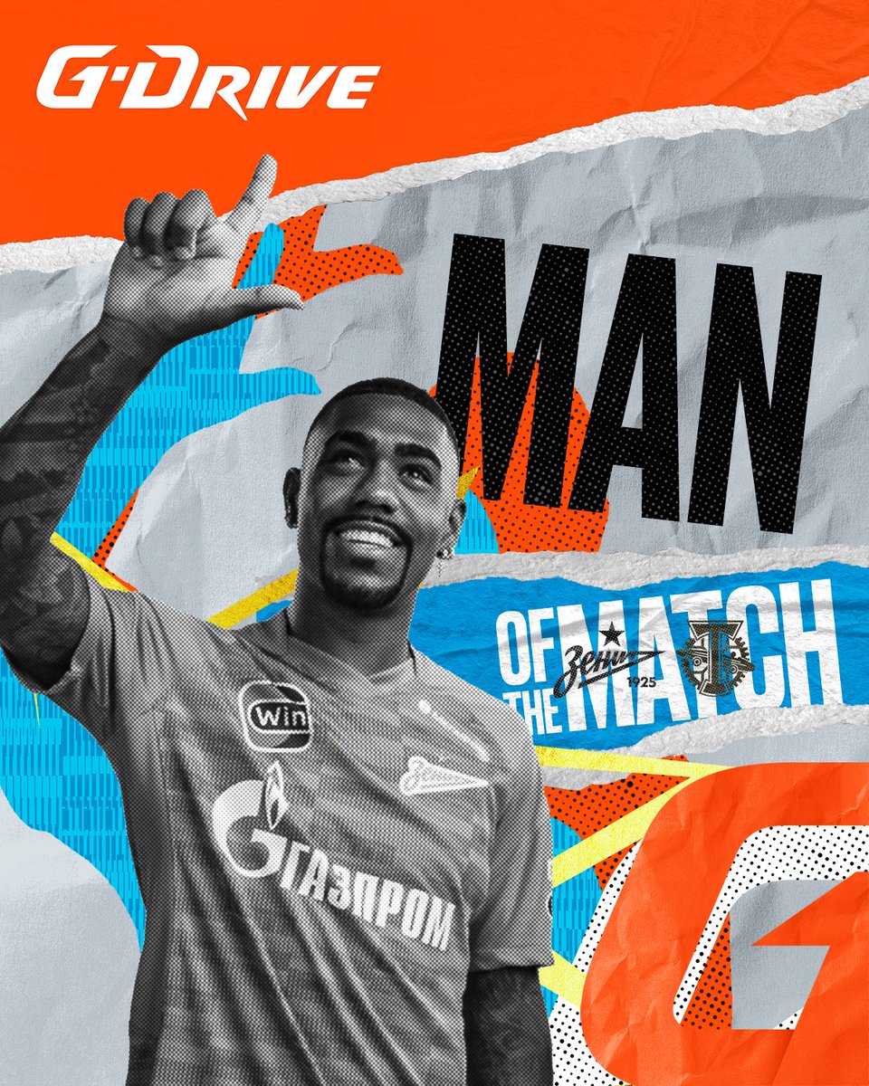 fczenit_en's tweet image. We've counted your votes and Malcom is your choice as the #GDrive Man of the Match for #ZenitTorpedo 🏅🍾