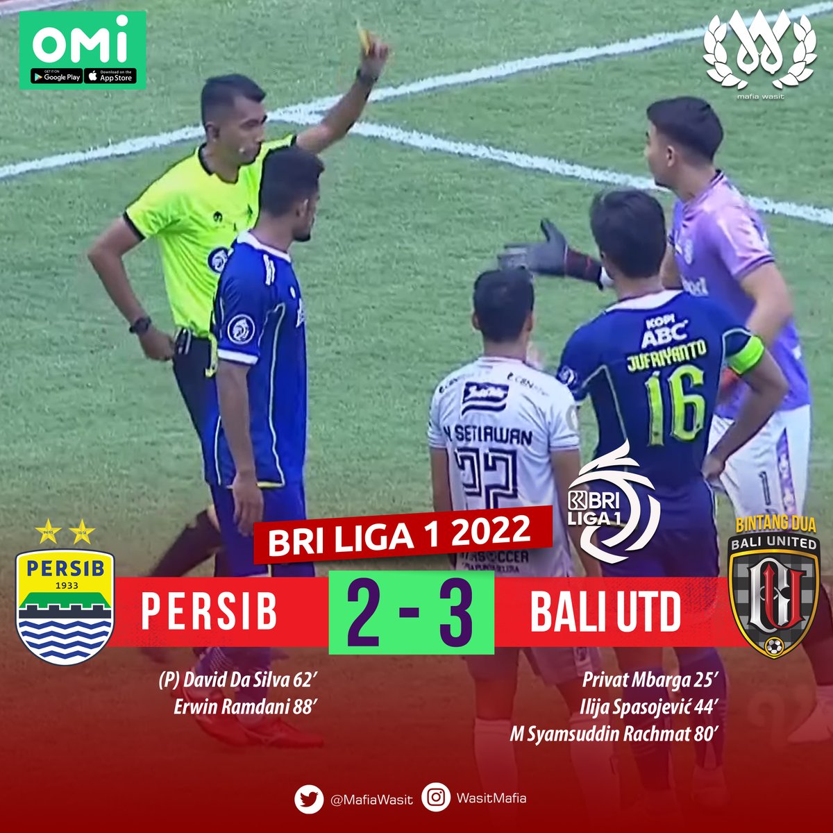 FT: P BUTUT 2-3 Bali United