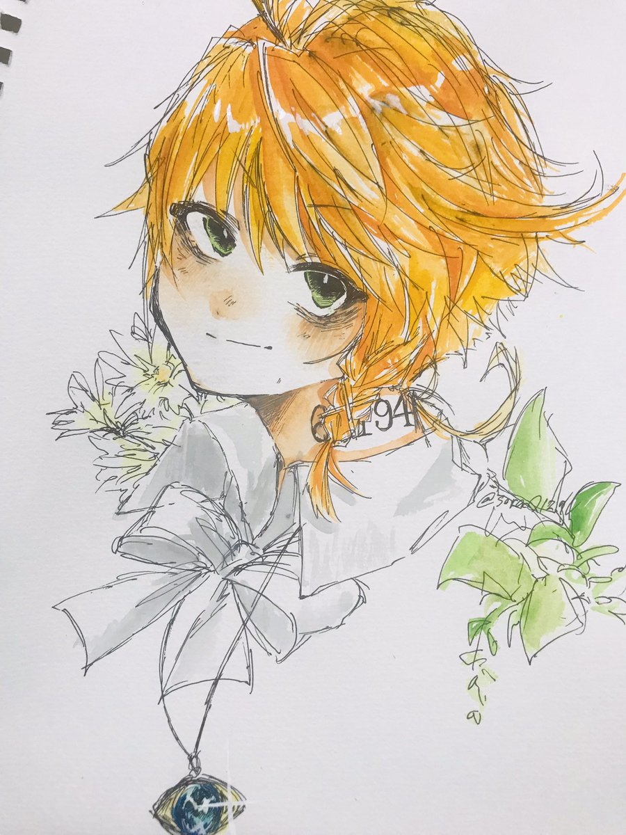 soraO127's tweet photo. エマ誕生日おめでとう🎊🎉🎉
 #エマ
 #約束のネバーランド
 #エマ生誕祭2022 https://t.co/ksMYYYR1Td