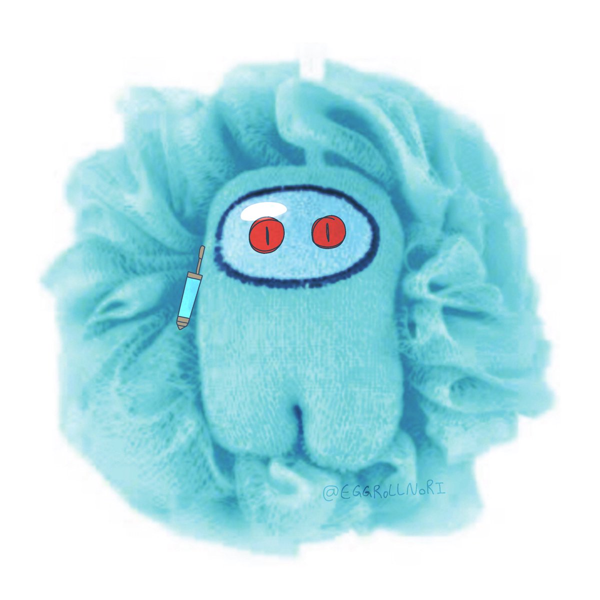 eggrollnori's tweet photo. Also, among us loofahs are a thing https://t.co/5pWU6gVuAY