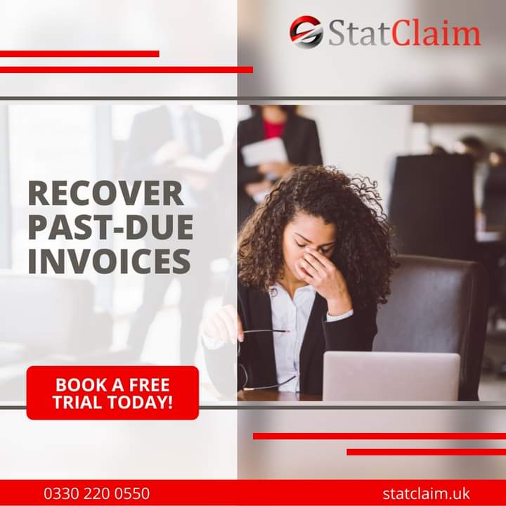 Call Statclaim.uk today for a chat about how we can help your company and arrange your 

FREE SERVICE 0330 220 0550

#latepayment #latepaymentcompensation 
#commercialpaymentrecovery #debt
#commercialdebtrecovery