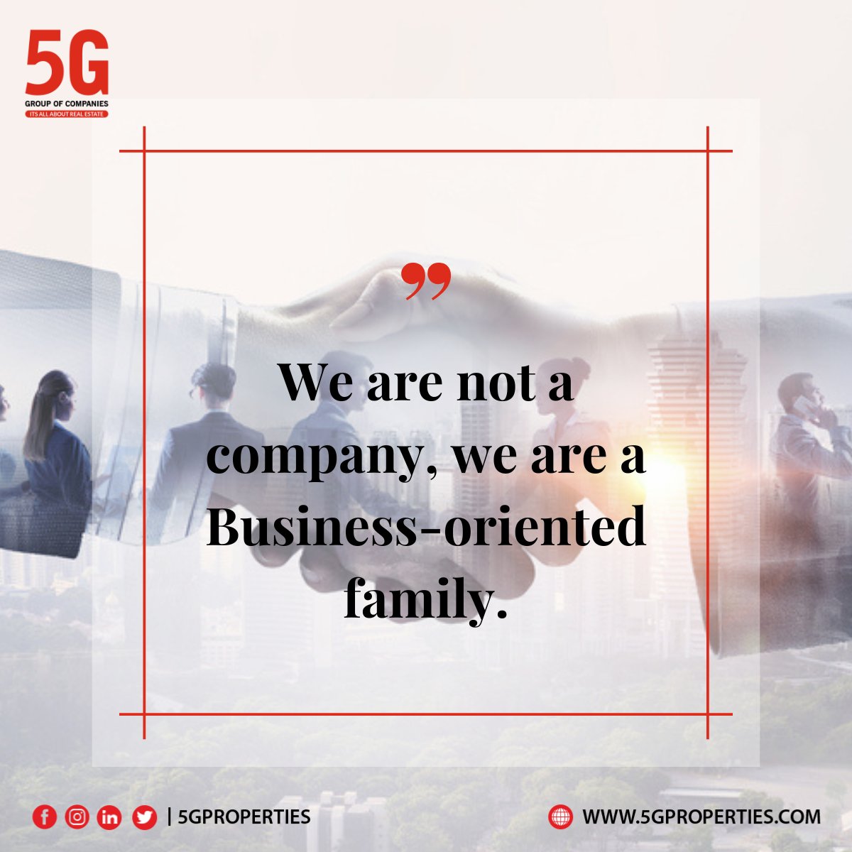 5GGrouppk's tweet photo. We are family. 👏

#5gGroupOfCompanies 
#5GProperties 
#5gpropertiessialkot 
#5gmarketing 
#5gconstruction 
#lakewaycottagesnaran 
#5gemporium 
#visiontowin 
#striveforexcellence https://t.co/a2StWxE4fp