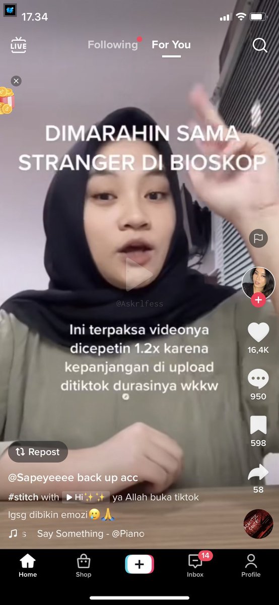 [askrl] salah tapi gamau disalahin😭 pertama berisik aja udah salah apalagi temennya ngangkat kaki nendang”🥲