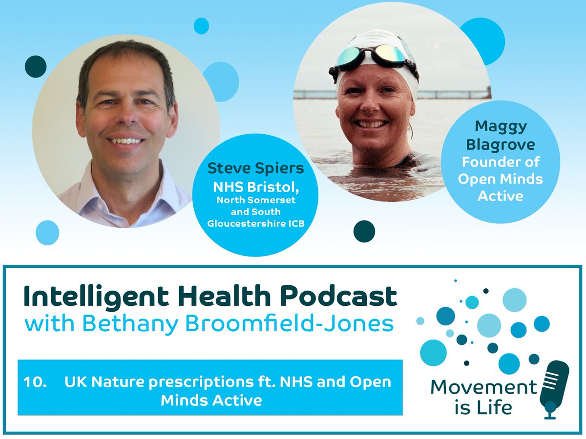 _bradio's tweet photo. In ep 10 of Movement is Life🎙️Steve Spiers, Green Social Prescribing Manager #NHS &amp; Maggy Blagrove, founder of Open Minds Active join us. We discuss the importance of nature connection from green to blue spaces for our #wellbeing &amp; #SocialPrescribing🌳https://t.co/lPyvBVuWGM https://t.co/RGj3Yx6znT
