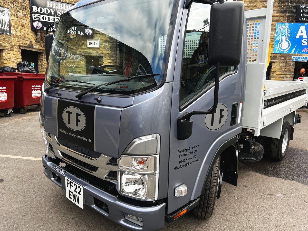 Oooh Shiny! 🚛 

This van for T F Building &amp; Joinery Contractors is the latest example of our high quality vehicle wrapping services. 

For enquires, please email info@printbureau.co.uk