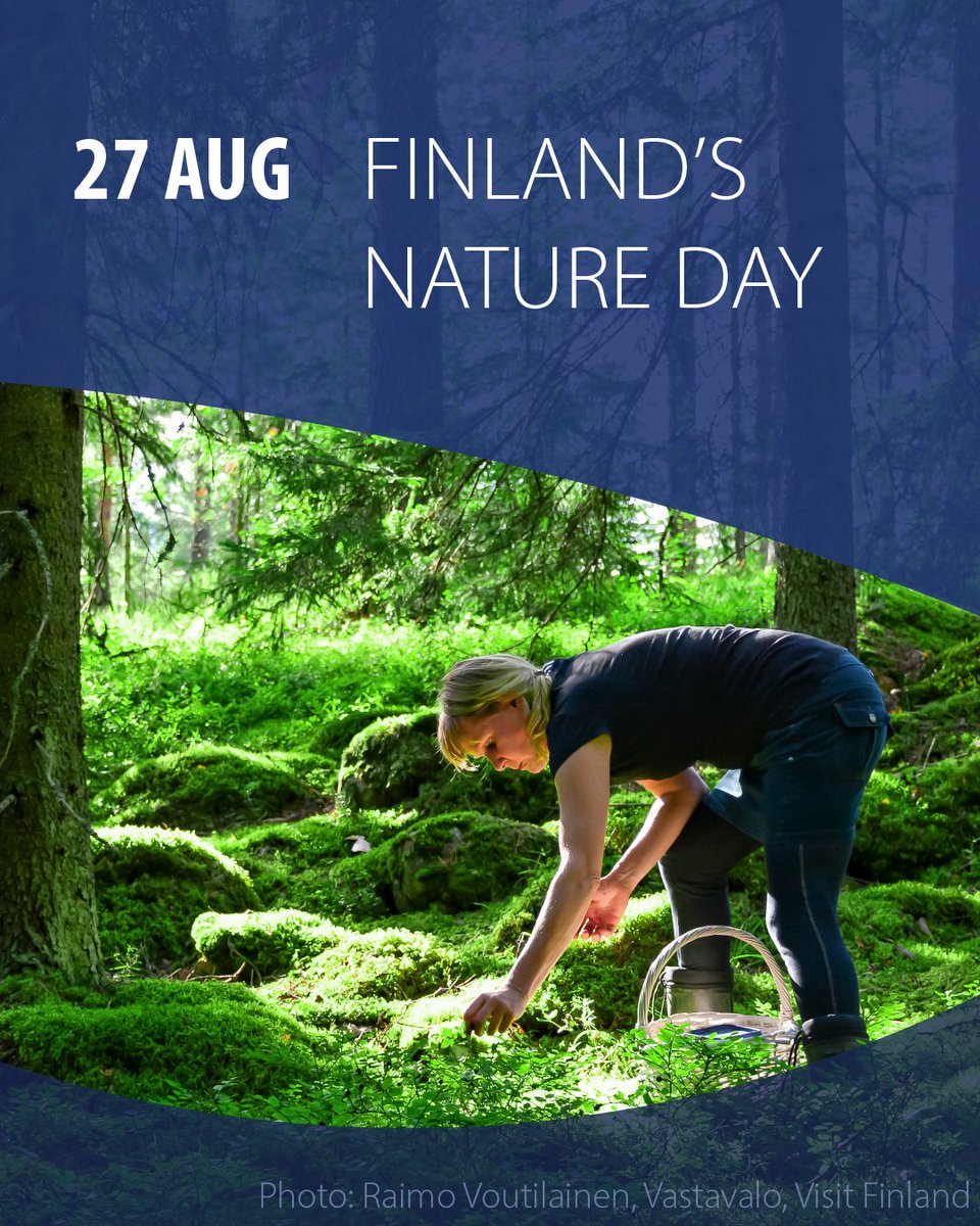 Happy Finnish Nature Day!⁣ 🇫🇮

The purpose of the day is to bring the Finnish people together to celebrate and appreciate our fine nature.
