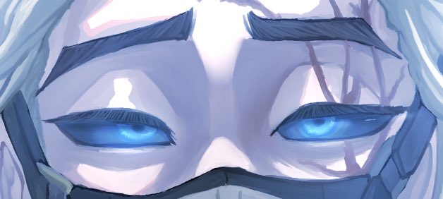 「#このタグを見た人は自分の絵柄の目部分を見せる最近絵描いてなさすぎじゃね?ってび」|れんかのイラスト