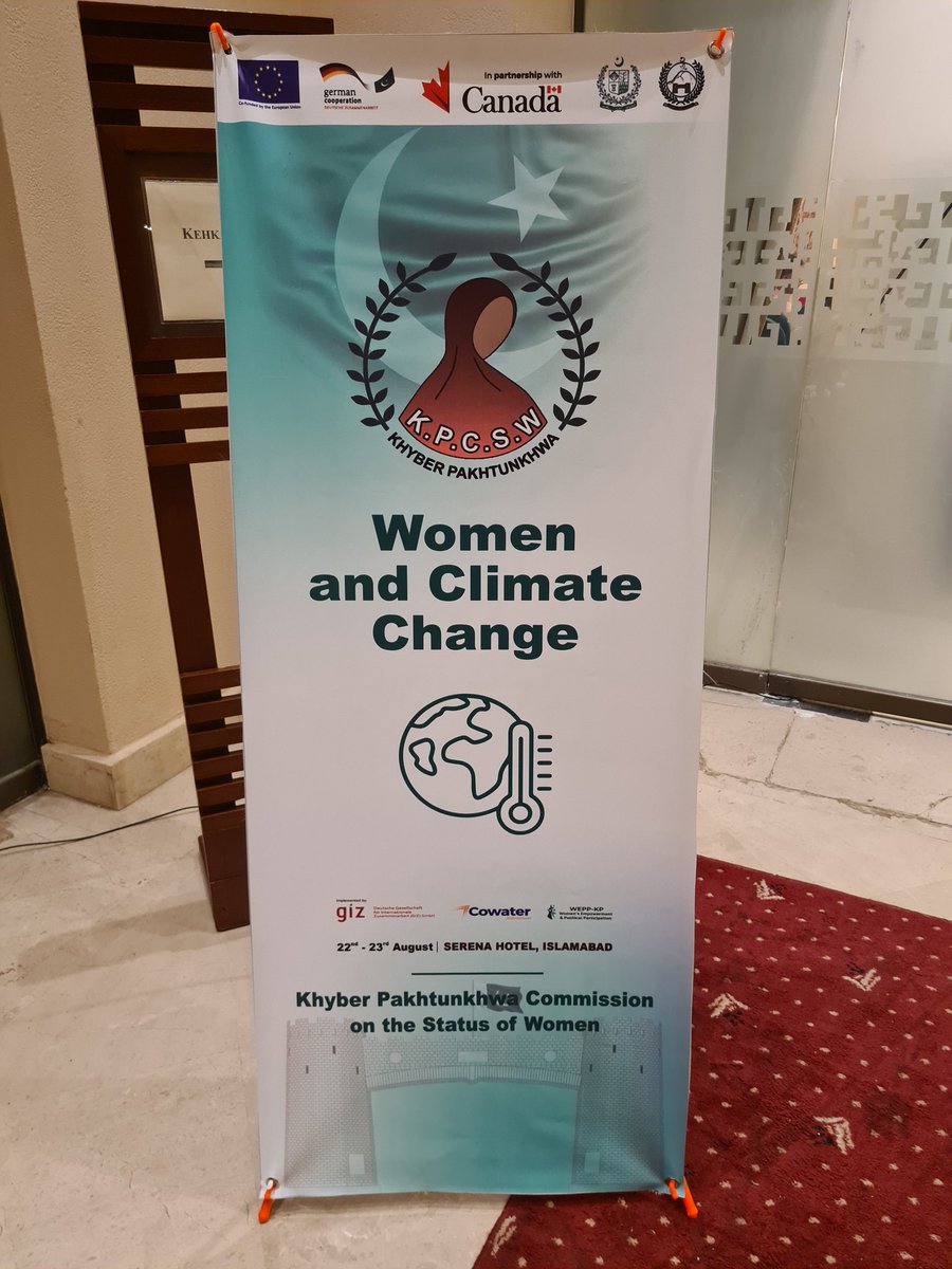 Cowater_Intl's tweet photo. #KPwomenconf22 panel addresses the unique #climate challenges faced by #women in #KhyberPakhtunkhwa. Increased vulnerability to natural disasters, limited access to clean #water. Policies need to prioritize gender-sensitive climate interventions. #KPwomen @1st_kp @navift https://t.co/2qcwsSKDL0