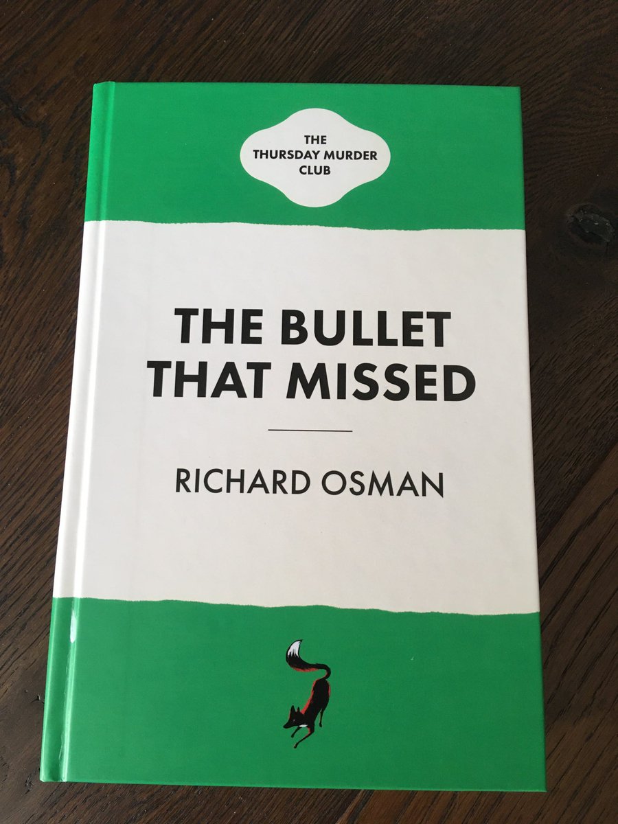 Only a few chapters in & constantly laughing… ⁦@richardosman⁩ ⁦@PenguinHuddleUK⁩ #TheBulletThatMissed