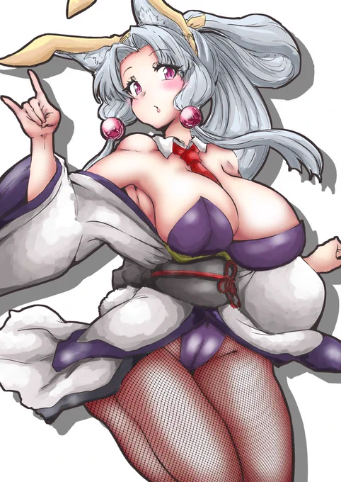 #タコ姉ちゅわちゅわチューズデー 
今日の和バニーです 