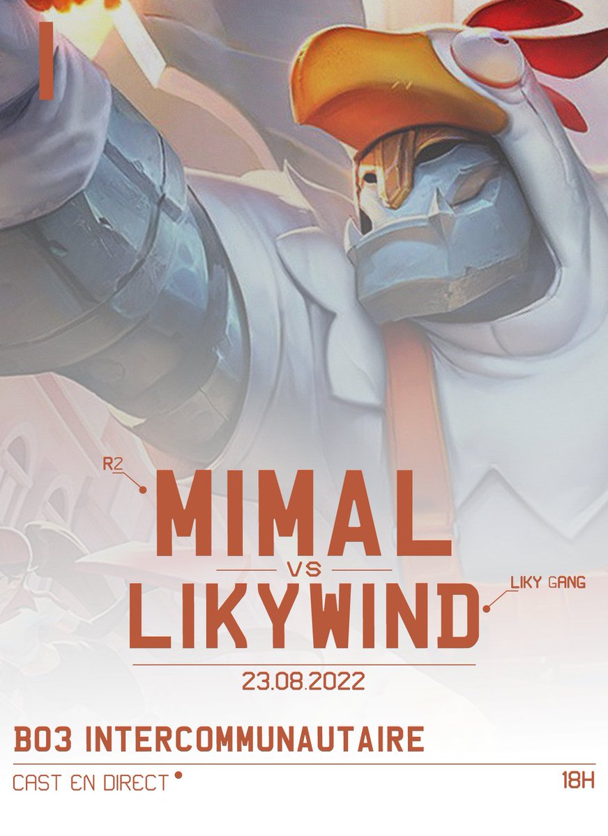 Mimal____'s tweet photo. Ce soir à 18H la #R2 défie le #LIKYGANG en BO3!

@Likywind1 j'espère que tes cordes vocales sont prêtes !

C'est en direct sur #twitch !
#LeagueOfLegends #shoutcast #riotgames #competitif

https://t.co/FIDwR4M2u7
https://t.co/P200Swglns https://t.co/P5nhQyRdGj