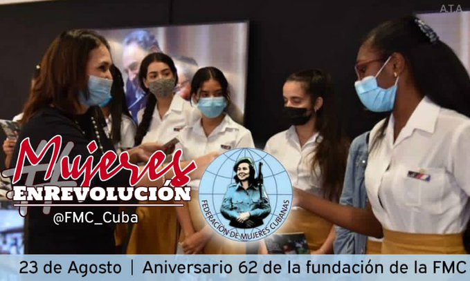 DrRobertoMOjeda's tweet photo. (...) que no haya contado con la presencia invariablemente entusiasta y patriótica de la mujer cubana. #MujeresEnRevolucion @FMC_Cuba @DiazCanelB https://t.co/xpf1lhcM4m