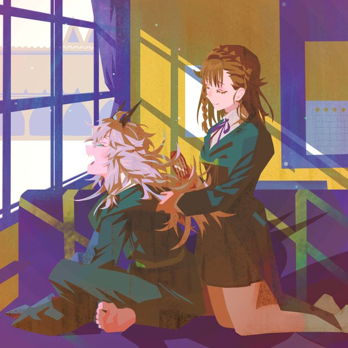 「braiding hair」 illustration images(Latest｜RT&Fav:50)