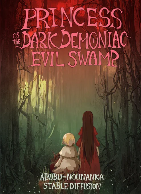 Princess of the dark demoniac evil swamp (1/8) #stablediffusion #dreamstudio 