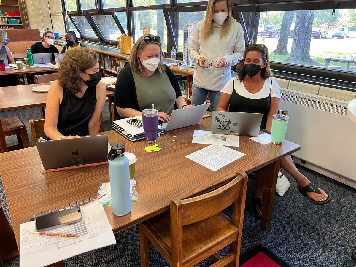 clubob9's tweet photo. Teams of teachers and staff @DickenA2 getting ready for students in less than a week as we kick off the 22-23 school year. #YouBelongA2 #WelcomeBackAAPS @A2schools @A2SchoolsSuper https://t.co/L4SC6TYTXh