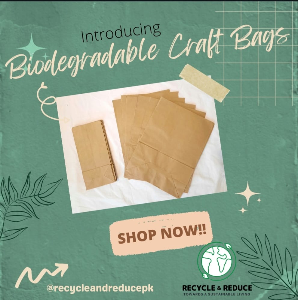 ReduceRecyclepk's tweet photo. Introducing #CraftBags to our shop. These are #biodegradable, #ecofriendly, #compostable, and great for gift wrapping. Head to the store to order.
https://t.co/om6UbI5Zke
#sustainableliving #plasticfreejuly #shoponline #zerowastelifestyle #reduce #recycle https://t.co/X9mMNJ15d1