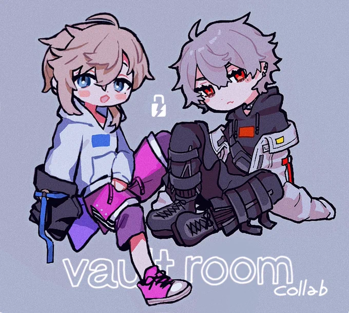 vault room コラボ衣装#くろのあとりえ #かな絵 #KuzuArt くずは法螺@ HHorahukiI 