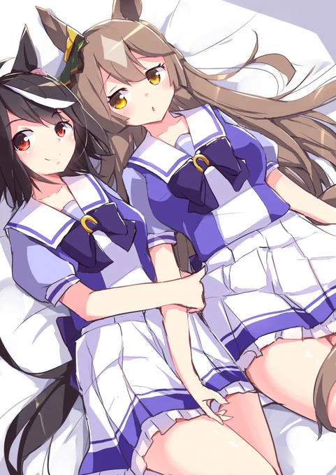 キタサト 雑描き #ウマ娘 