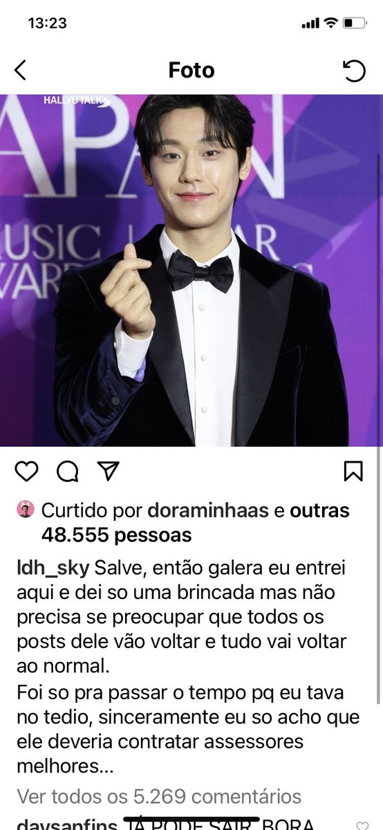 nath_thv's tweet photo. Um brasileiro hackeou a conta do Lee do Hyun 🤡 https://t.co/NCxLfhYAnG