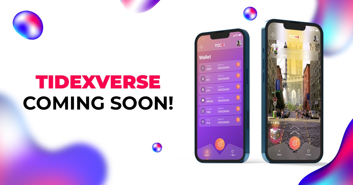 Tidex_Exchange's tweet photo. Hey everyone! ๐
#TidexVerse will be released soon! Mine #mTDX, #TDX, USDT, BTC, WAVES, and more! More tokens will be added shortly!
Above you can see how it looks! No #TIDEX NFT t-shirtโ๏ธ
Don't worry! You can still mine #mTDX and play with your friends!
๐ See you there! https://t.co/40BwnNT3Ph
