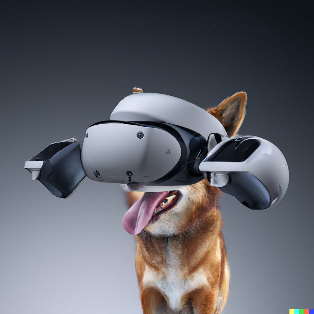 viralatacomvc's tweet photo. Por que choras Sony? #PSVR2 #DALLE2 https://t.co/zcS0psJ4TK