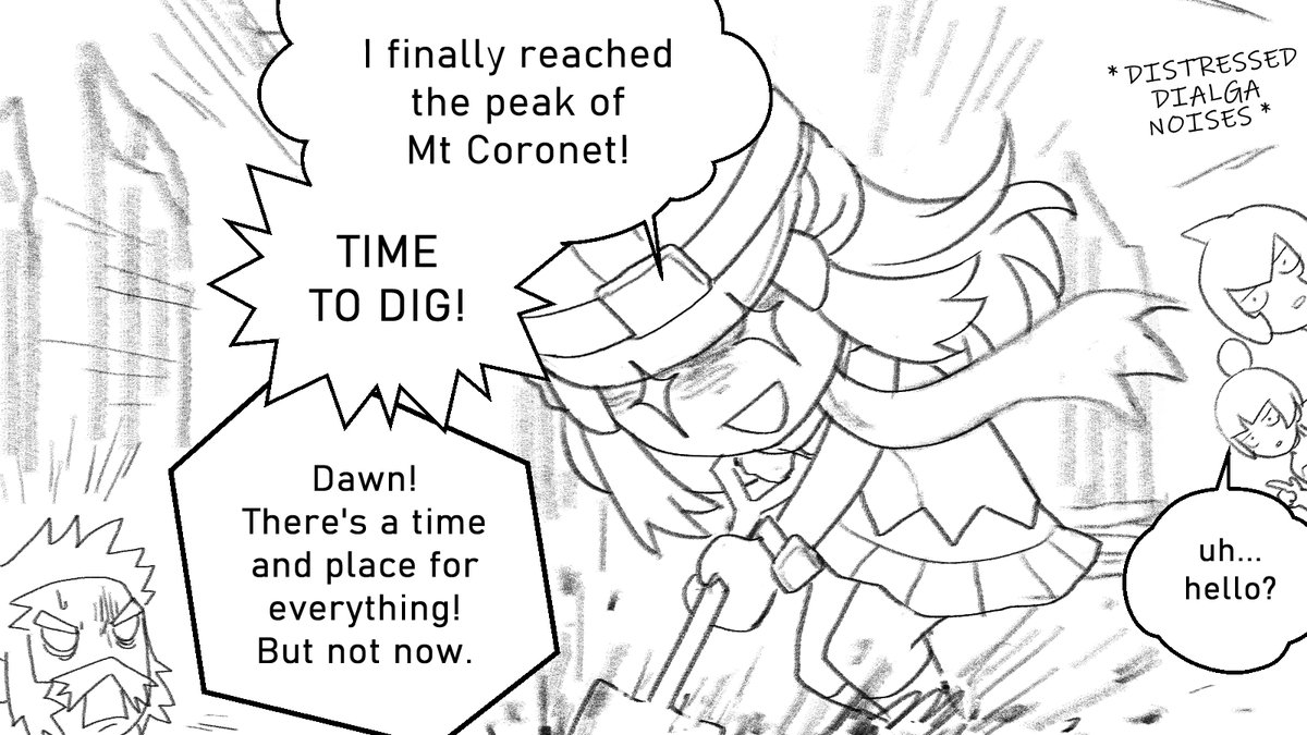 the moment I stepped to the middle of Spear Pillar area, the first thing I did was testing if I could access Grand Underground from there
(I couldn't)