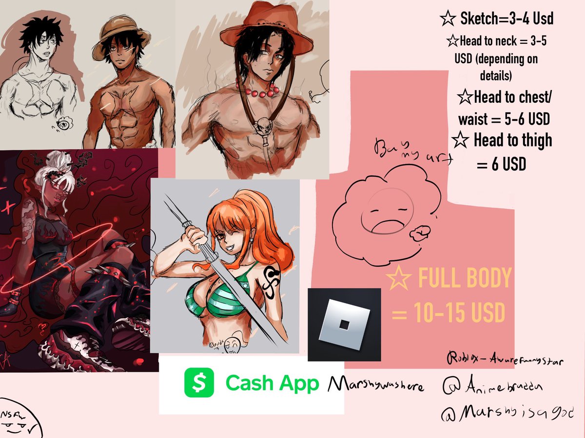 AnimeBrudda's tweet photo. I fixed my coms page! #commisionsopen https://t.co/s82P8HMNDo