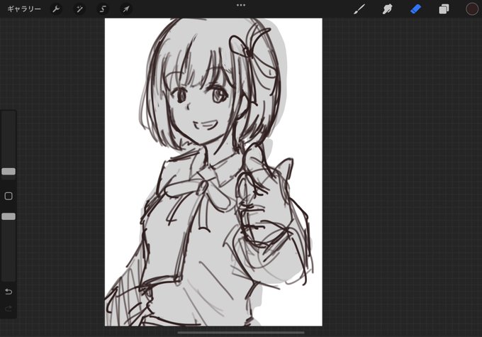 こんな感じの千束描きたいというお気持ちもある 