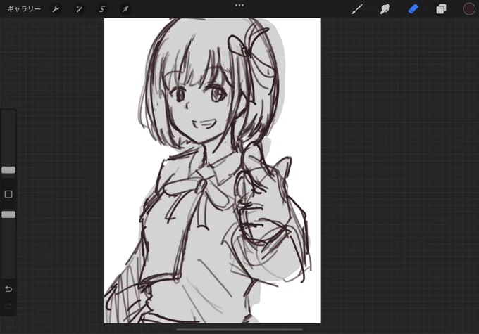 こんな感じの千束描きたいというお気持ちもある 