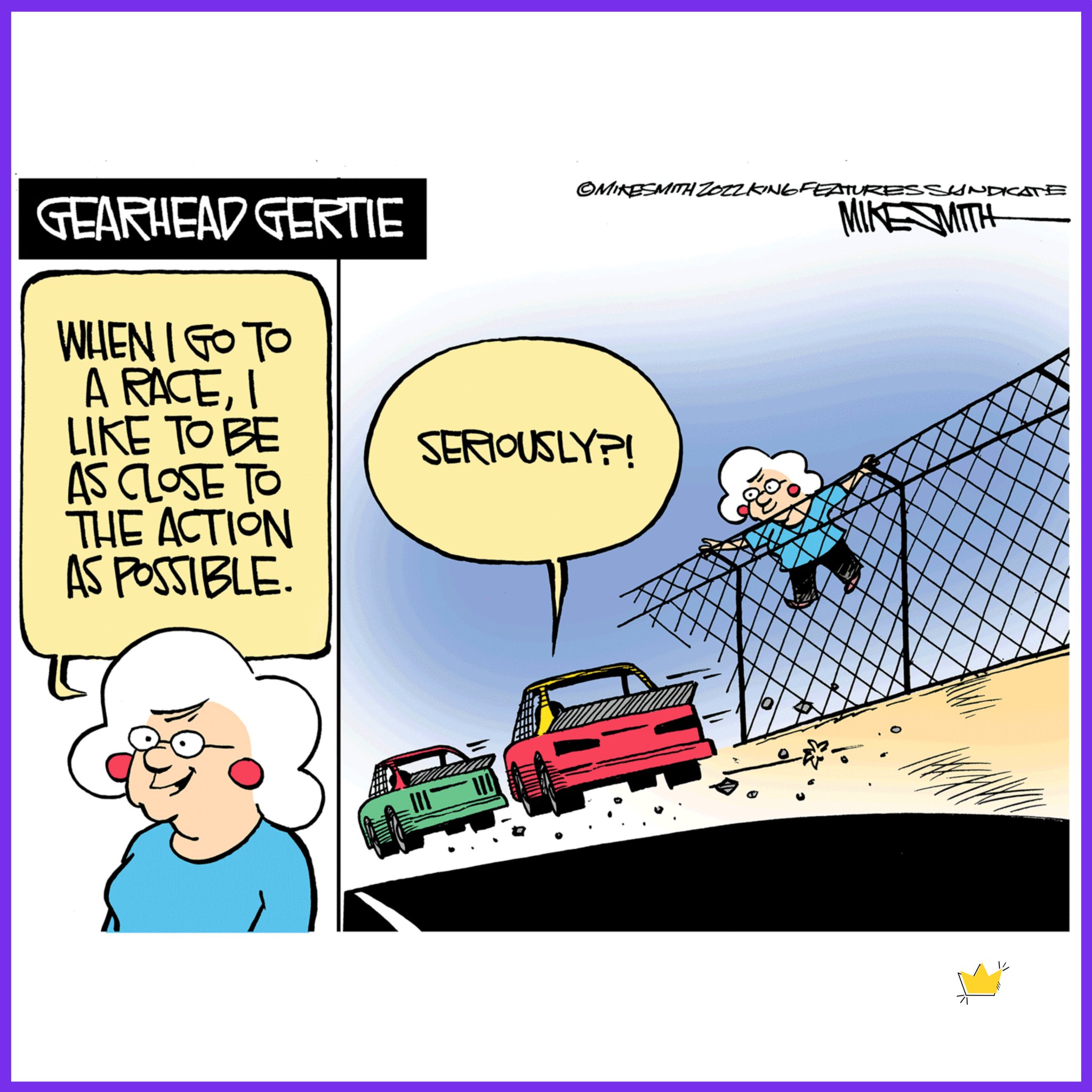 Comics Kingdom on Twitter "Can't get closer than that! 🎨 GEARHEAD