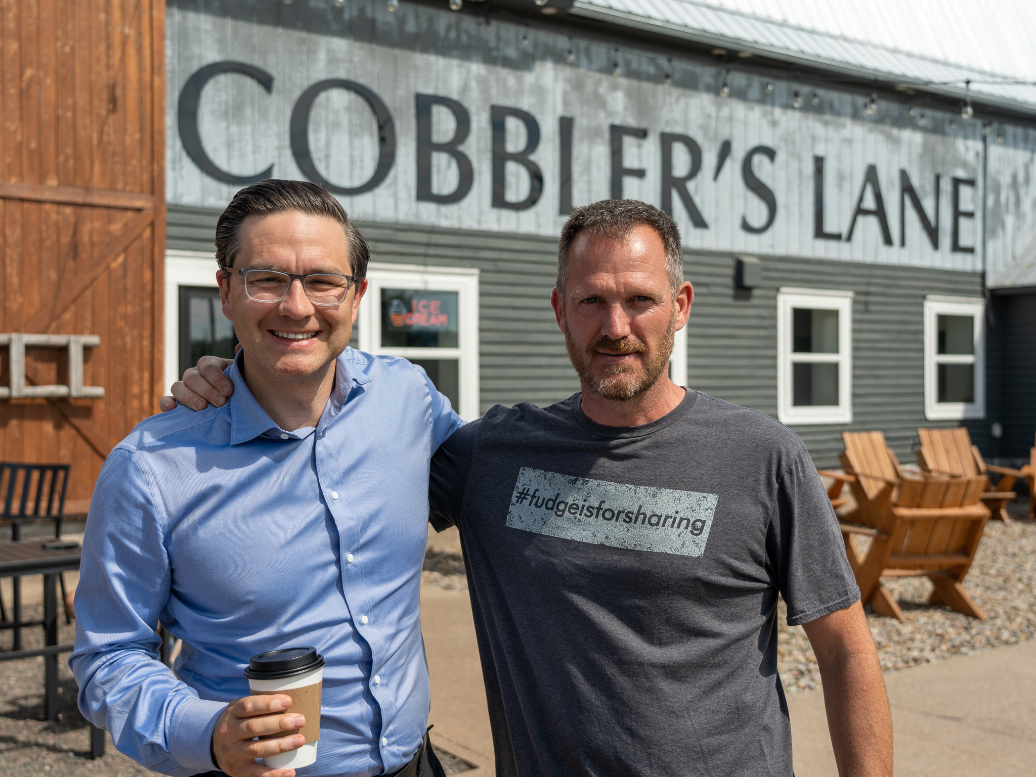 Pierre Poilievre on Twitter "Andrew and Sandy run Cobbler’s Lane Fudge